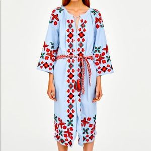 Zara printed dress